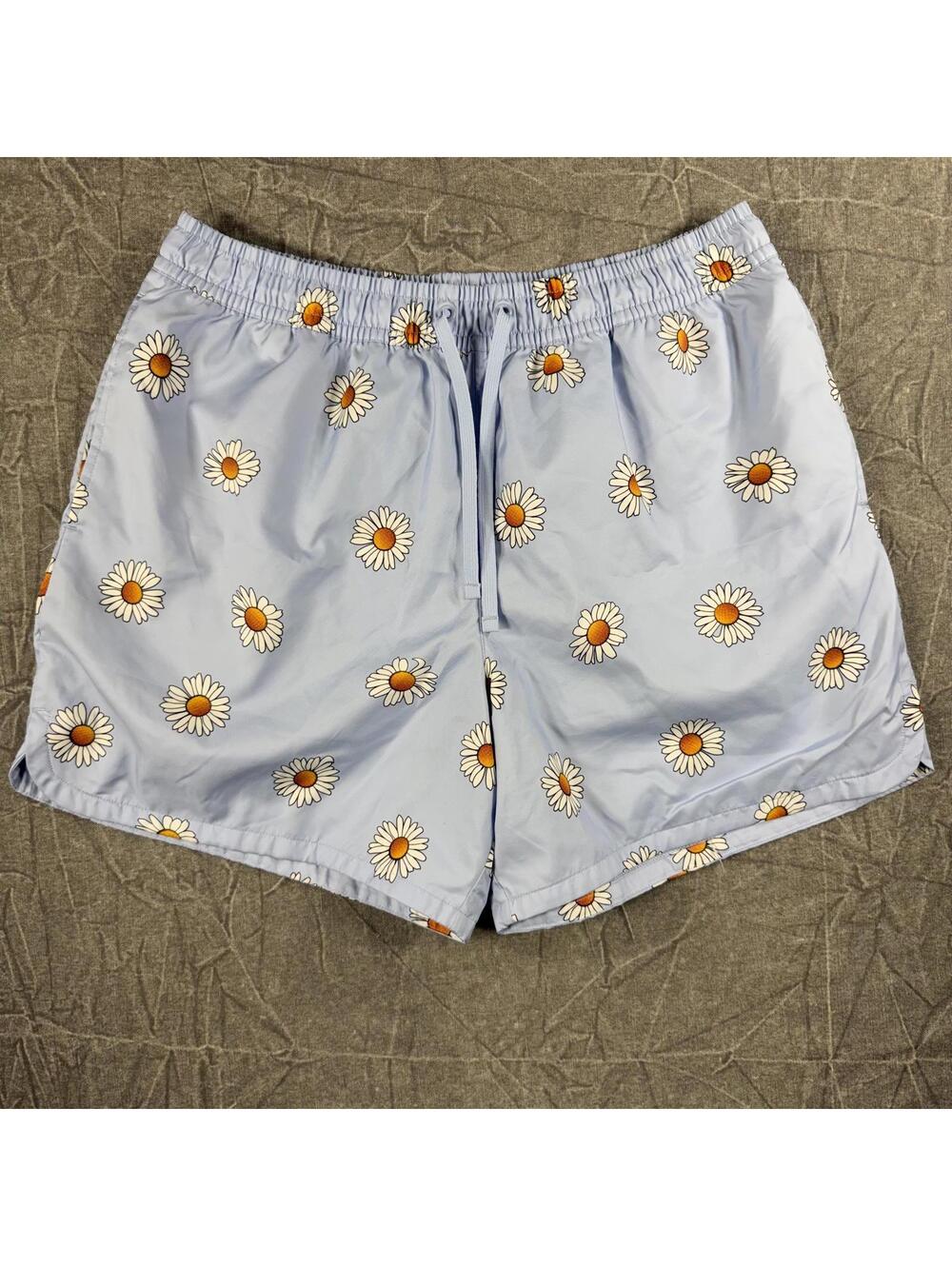 Nike Shorts Men's XL Blue Blue Floral Flower DM6909-548